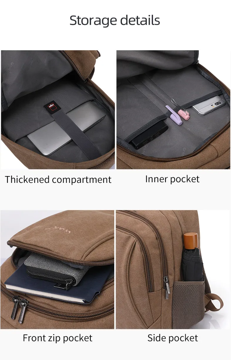 Laptop Backpack with Charging Cable