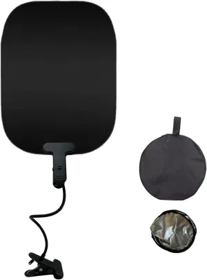 Laptop Sun Shade for Working Outside Adjustable Laptop Sun Shade with Flexible Clip Stand and Portable Bag
