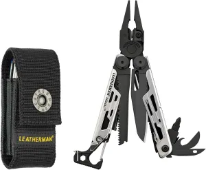 LEATHERMAN, Signal, 19-in-1 Multi-tool for Outdoors, Camping, Hiking, Fishing, Survival, Durable & Lightweight EDC, Made in the USA, Black/Silver