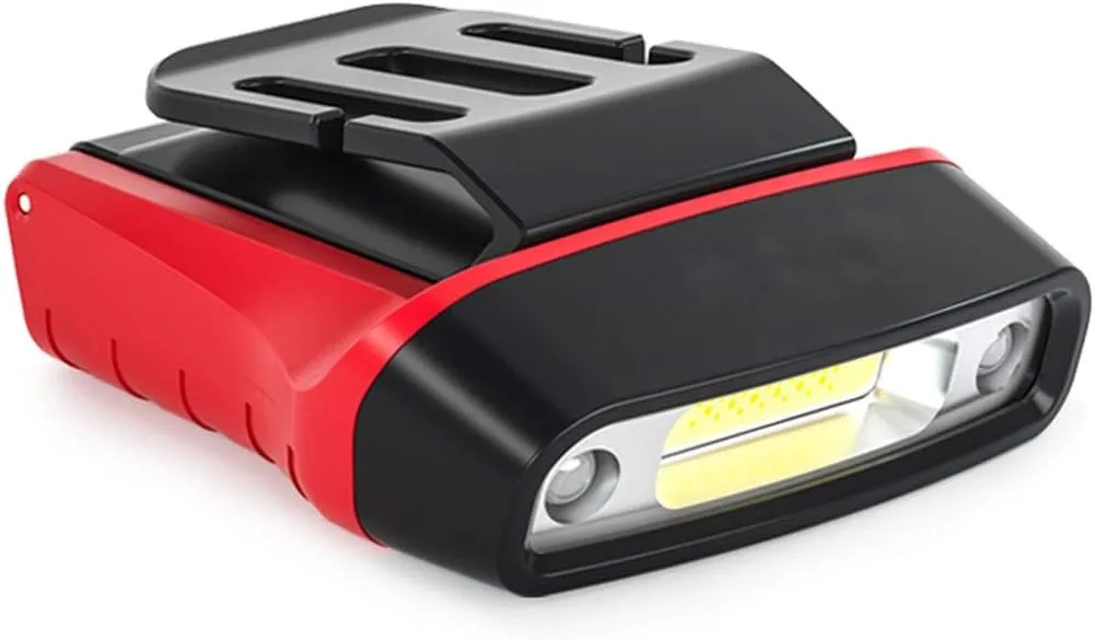 LED Clip on Cap Light-Rechargeable Waterproof Hat Light Flashlight Headlamp,Motion Sensor Cap Brim Light,for Fishing Camping Hand Work Baseball Caps