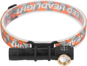 LED Head Flashlight Portable Detachable Headlamp Hard Light 4 Gears Light Telescopic Zoom USB Rechargeable