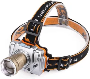LED Head Torch,Rechargeable Headlamp,Hands-Free Headlight Torch Lamp for Hiking Camping Fishing Reading Running Cycling