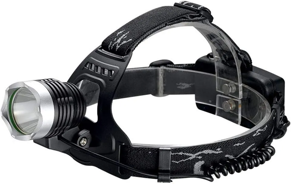 LED Headlamp Headlight Head Torch - Lightweight Comfortable and Weatherproof Flash Light/Torch - Water Resistant Safety Head Lamp - Head Torch for Biking Cycling Climbing Camping Dog Walkin