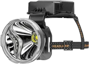 LED Rechargeable Headlamp, 1200 Lumen Ultra-Light Bright, Intelligent Waving Switch, 3Modes 90 Angle Adjustable, 3000mAh Battery Life, Waterproof, Solar Power & USB Rechargeable
