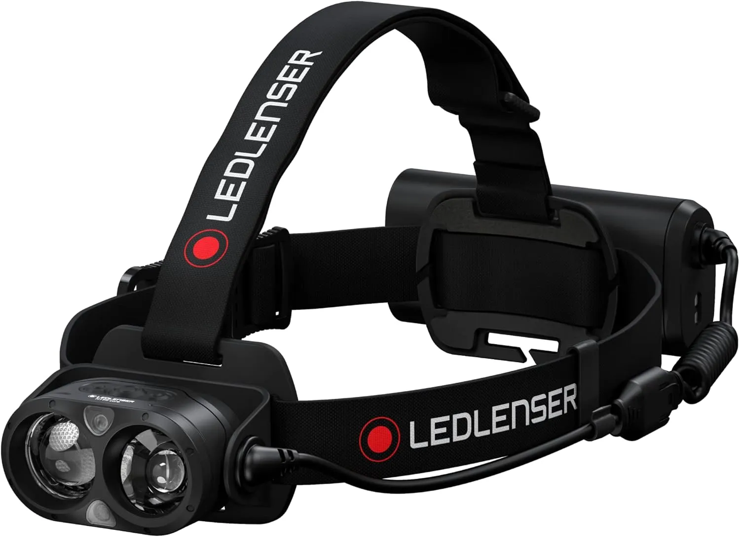 Ledlenser, H19R Core Rechargeable Headlamp, High Power LED, 3500 Lumens, Hands-Free Light for Home, Waterproof, Outdoor, Camping, and Emergency Use, Black