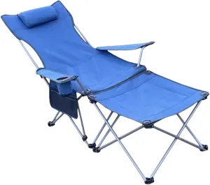Leisure Camping Chairs Compact Lightweight Camp Chair Comfortable Folding with Padded Armrests for Outdoor Lounge