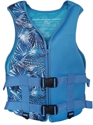 Life Jackets with Adjustable Waistband and Zipper, Buoyancy Aid for Boating Fishing Surfing(Blue B,X-Large)