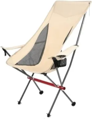 Lightweight Camping Chair Outdoor Camping High Back Chair Portable Ultralight Seat Collapsible Backpacking Chair with Soft Armrests for Hiking Outdoor Hiking (Color : C)