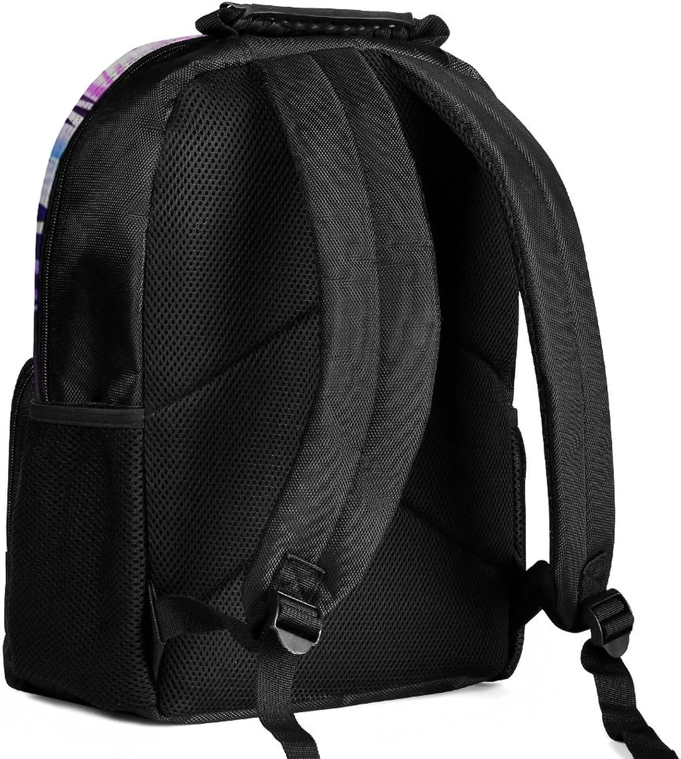 Lightweight Daypack for Camping Business Walking Cycling - Large Capacity Anti-Theft Multipurpose Bookbag, Magic Flowers Ocean The Jellyfish Pattern Gym Outdoor Hiking Backpack