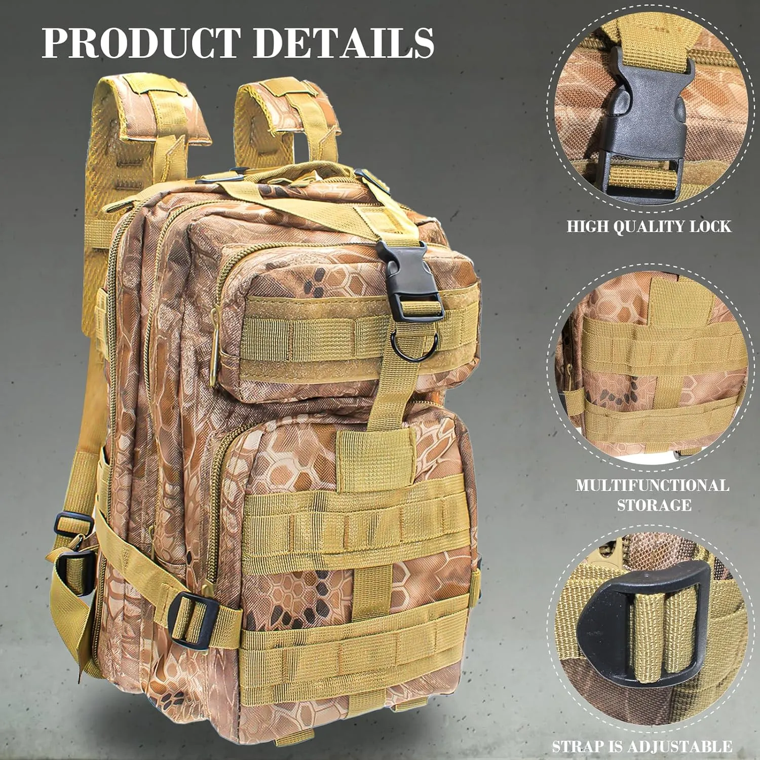 Lightweight Fishing Tackle Backpack Professional Water-Resistant All-in-One Rod Holder & Gear Storage