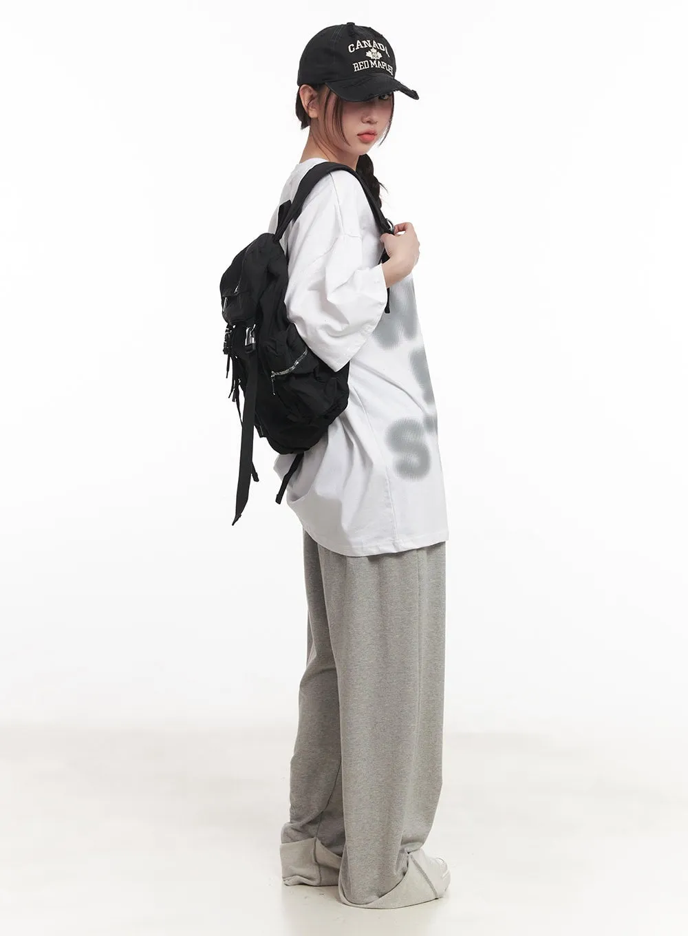 Lightweight Ribbon Buckle Backpack CA529