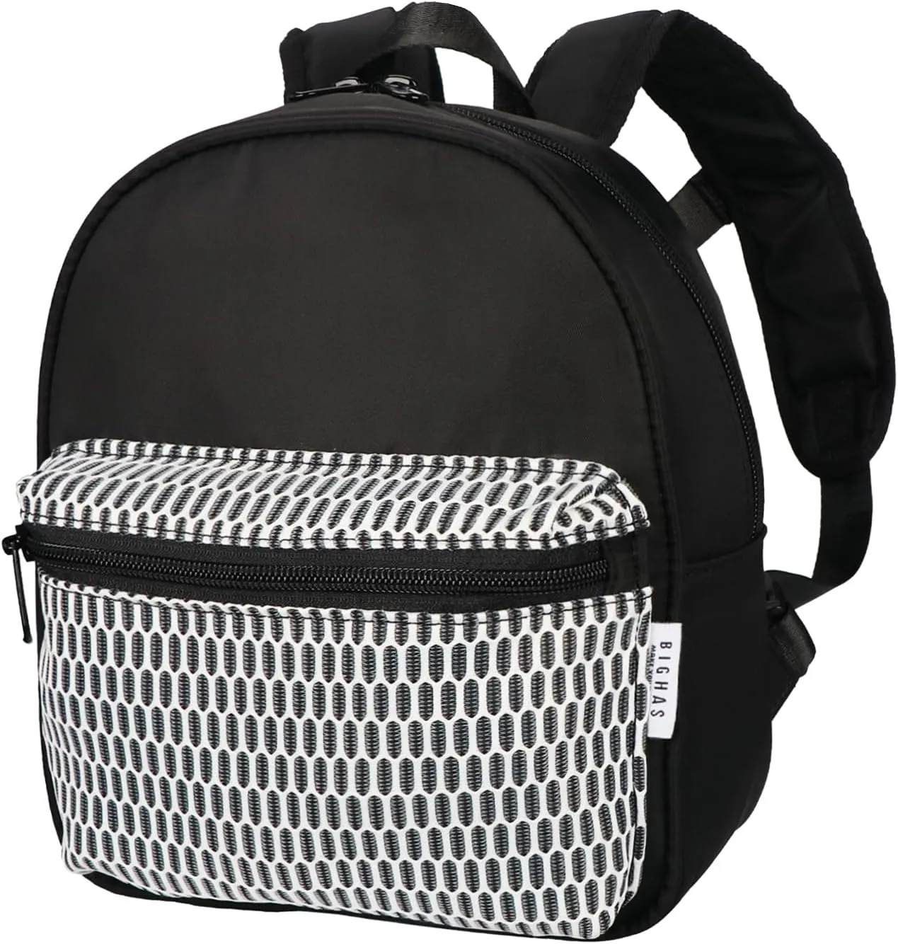 Lightweight Toddler Kids Backpack with Chest Strap For Boys and Girls, Preschool Kindergarten 3-6 Years Old 30 Colors (BK)