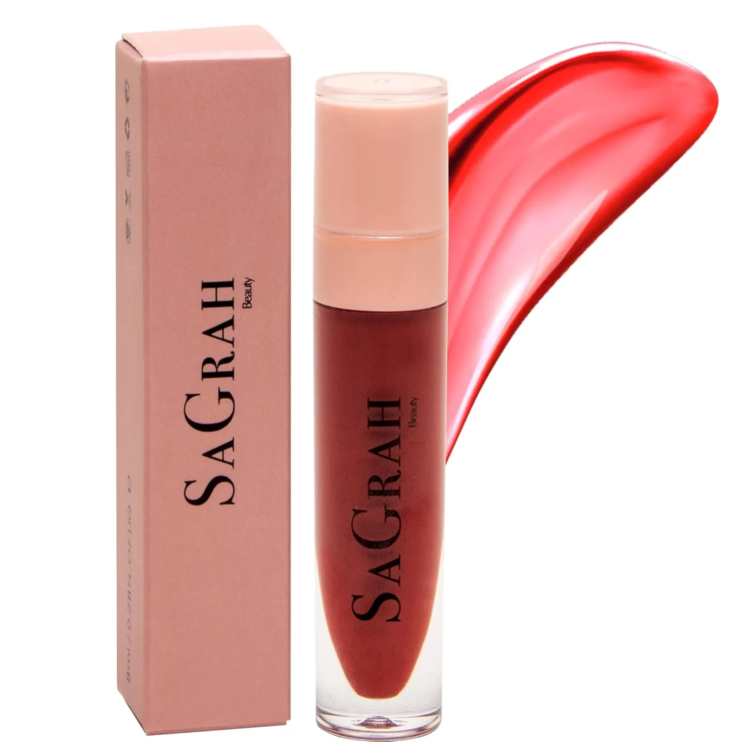 Lip Gloss - Non Sticky - Long Lasting - High Shine Hydrating Lip Gloss - Mirage