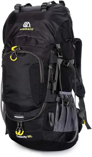 Lixada 60L Hiking Backpack Waterproof Camping Backpacking Backpack for Men Traveling Climbing Daypack with Rain Cover
