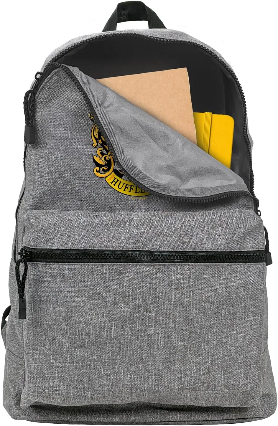 LOGOVISION Harry Potter Hufflepuff Crest Lightweight Backpack for Work School Daily Use Packable for Travel