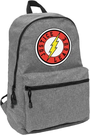 LOGOVISION Justice League The Flash Athletic Logo Lightweight Backpack for Work School Daily Use Packable for Travel