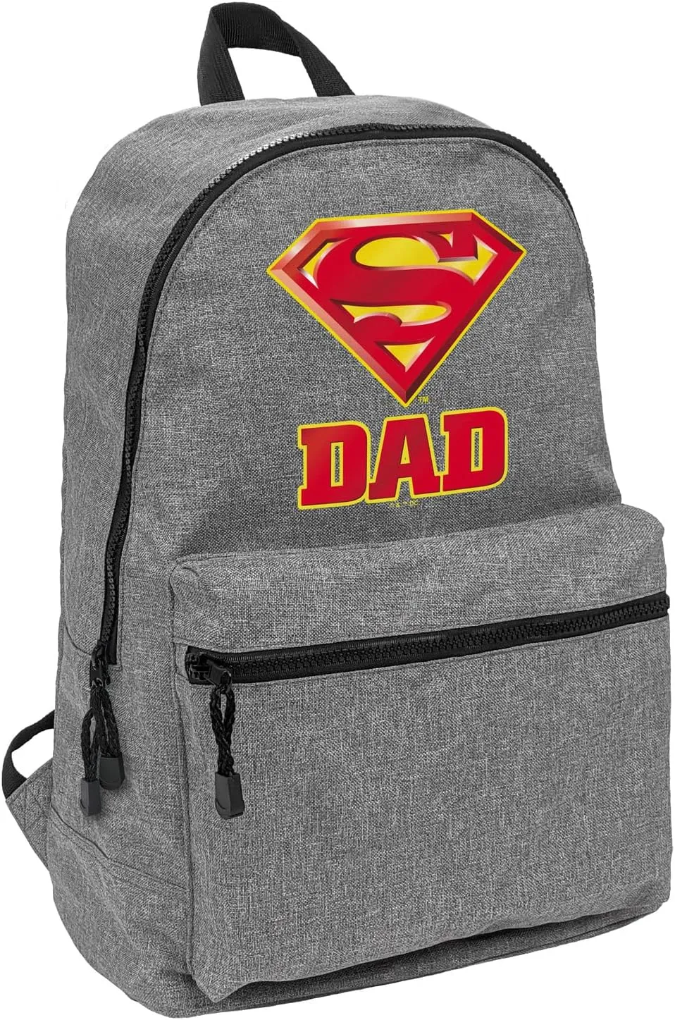 LOGOVISION Superman Super Dad Shield Logo Lightweight Backpack for Work School Daily Use Packable for Travel