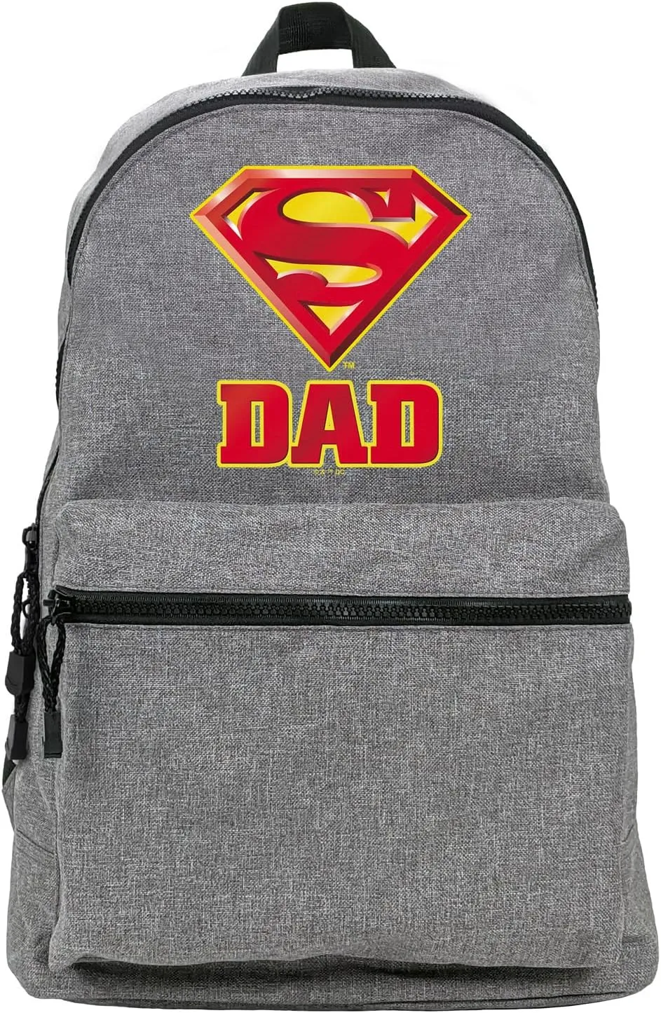 LOGOVISION Superman Super Dad Shield Logo Lightweight Backpack for Work School Daily Use Packable for Travel