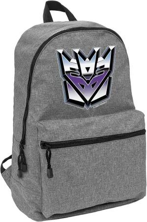 LOGOVISION Transformers Decepticon Symbol Retro Lightweight Backpack for Work School Daily Use Packable for Travel