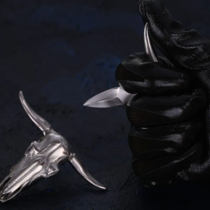Longhorn Skull Bull Head Multi-function EDC Tool