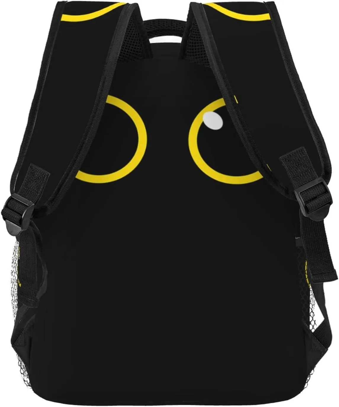 Lovely Black Cat Eyes Casual Backpack Sport Backpacks Work Travel Rucksack Lightweight Laptop Daypack Adjustable Straps Bags with Pockets for Cycling Hiking