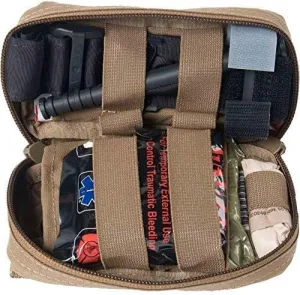 M-FAK Mini First AId Kit for Law Enforcement w/CAT Tourniquet (Tan)
