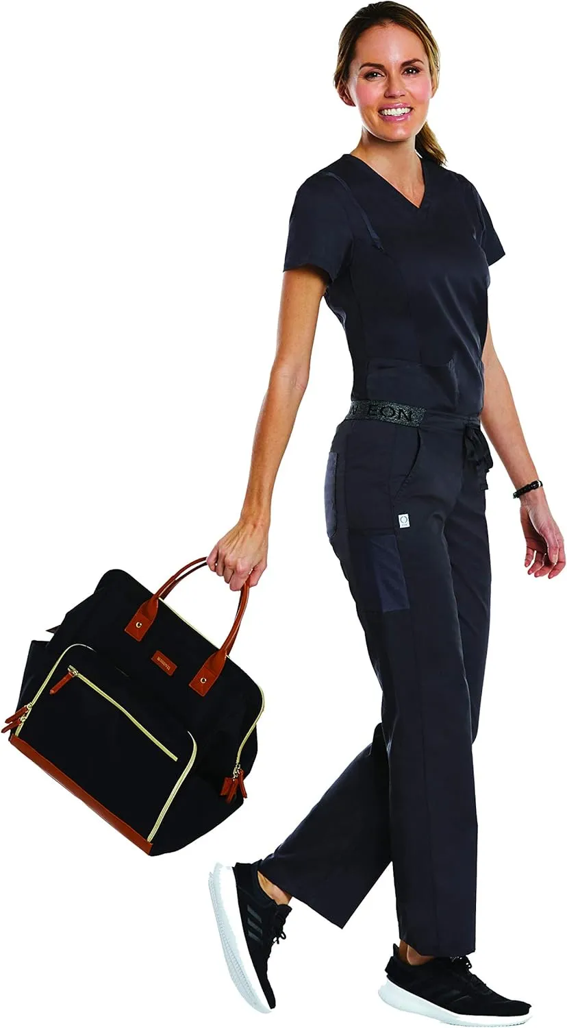 Maevn ReadyGO Water-Resistant Clinical Tote Backpack in Black (Black)