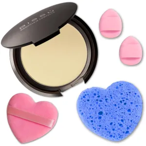 Makeup & Exfoliation Kit - Bissú Compact Powder   1 Medium Velvet Puff   2 Finger Puffs   1 Facial Exfoliating Sponge (04 Sand, One Size)