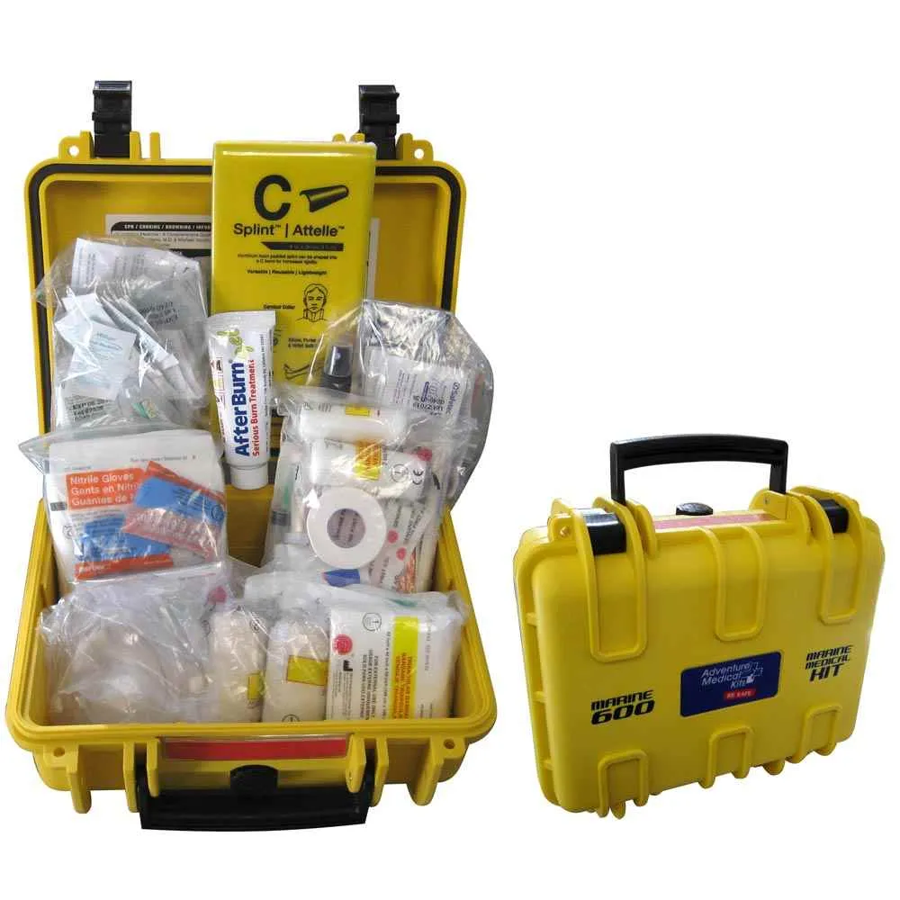Marine 600 First Aid Kit in Waterproof Case