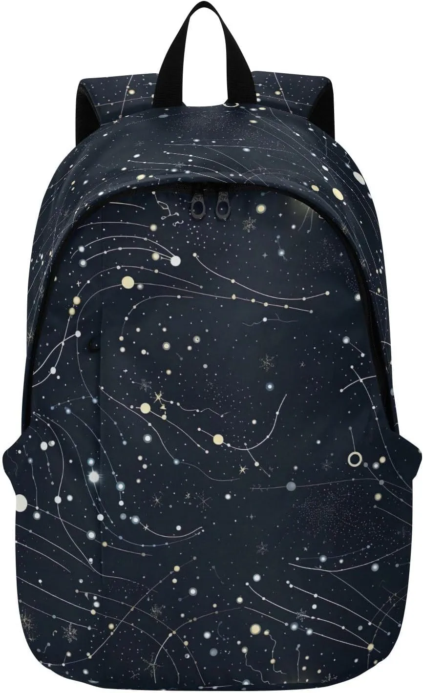 MCHIVER Travel Backpack System Planet Casual Daypack Backpacks Lightweight Carry on Bag Water Resistant Hiking Backpack for Women and Men