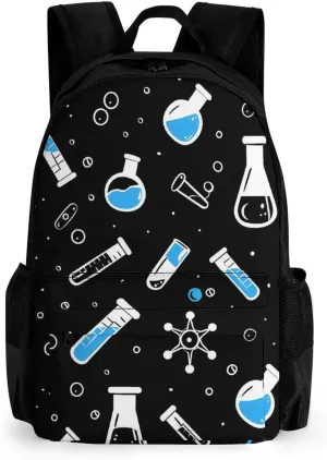 Medical Chemical Sciences Travel Backpack Lightweight Shoulder Bag Funny Laptop Daypack with Multi Pockets