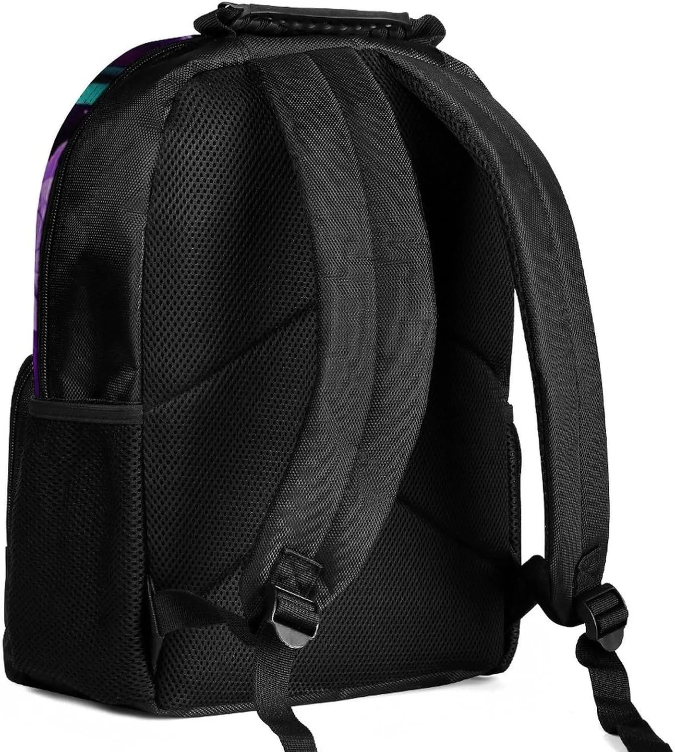 Men Women Polyester Romantic Dragon Cherry Flowers Art Daypack Big Capacity Shoulder Bag With Adjustable Shoulder Straps for Camping Travel Walking Cycling