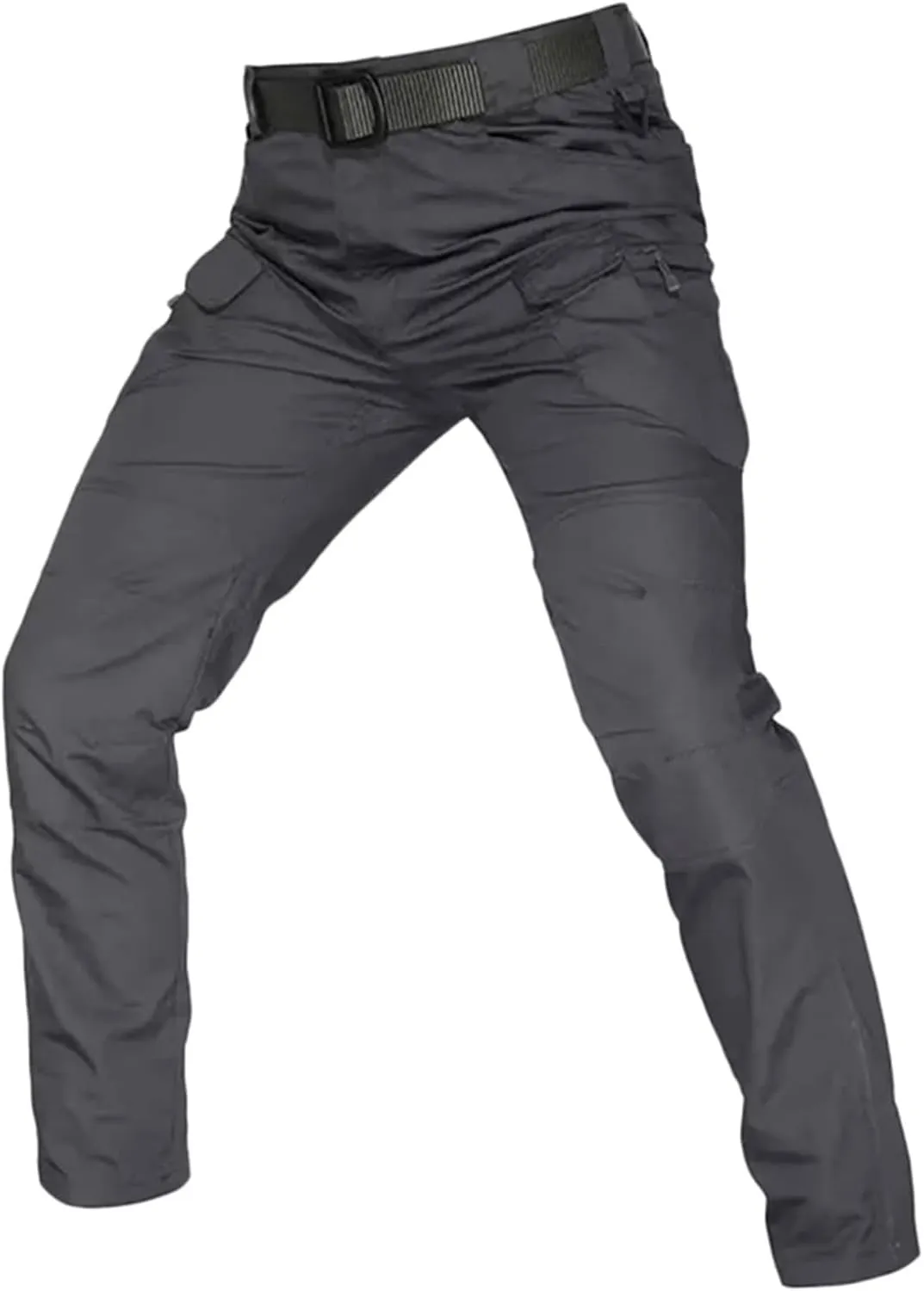 Men's Water Resistant Trousers Tactical Combat Cargo Work Pants with Multi Pockets Outdoor Ripstop Cargo Trouser