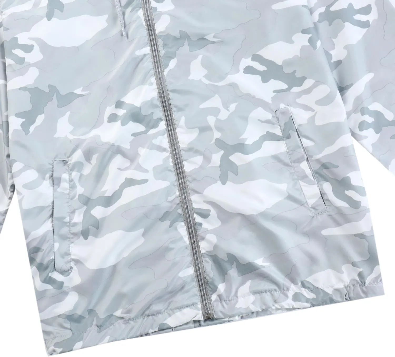 Men's Windbreaker - Lightweight, Water-Resistant, Adjustable Drawstring