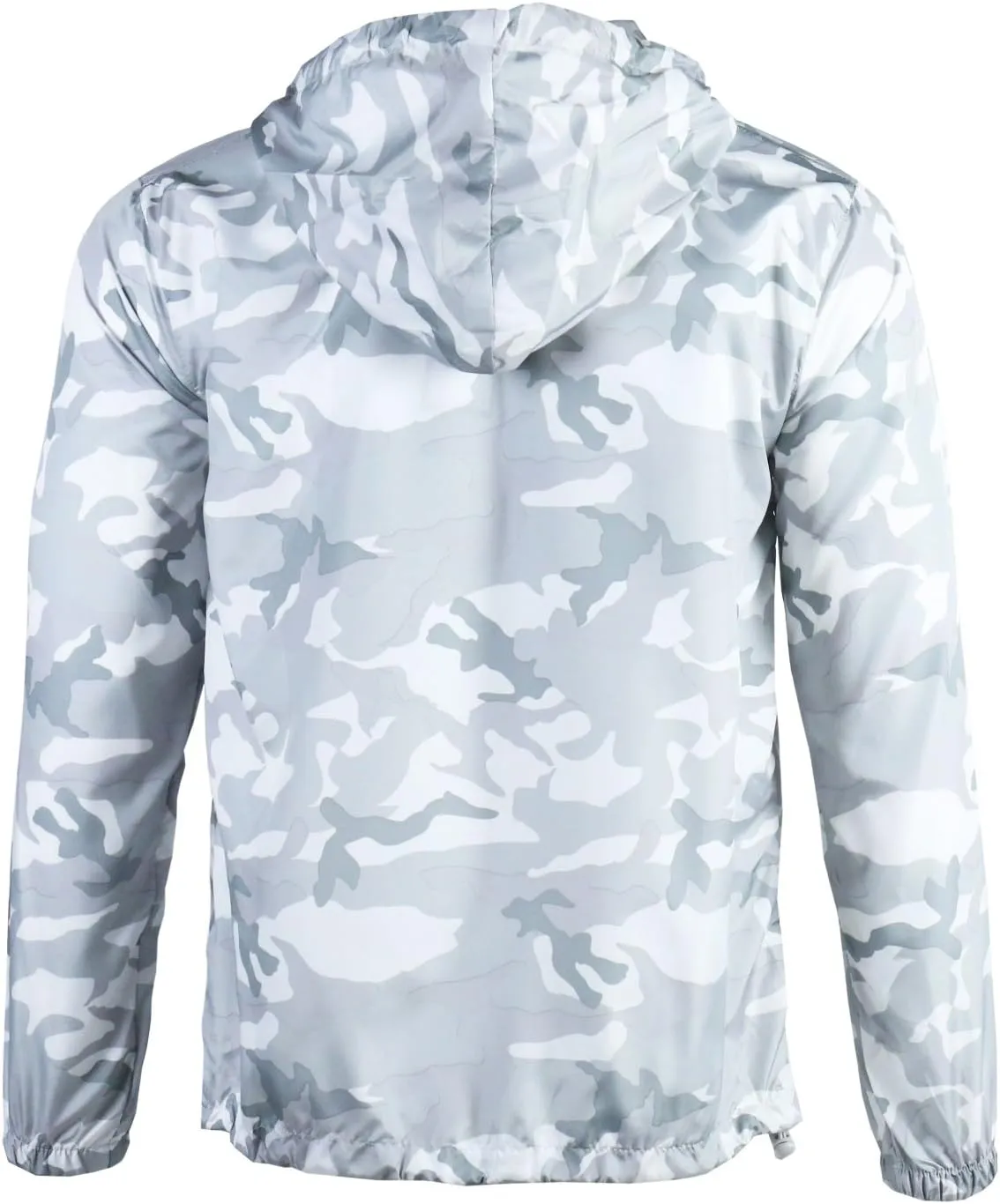 Men's Windbreaker - Lightweight, Water-Resistant, Adjustable Drawstring