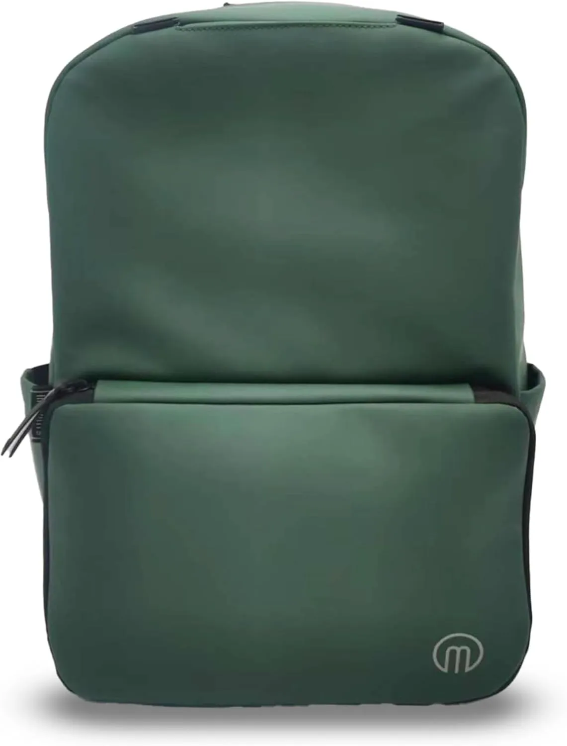 MiaMily Noah Backpack, 100% Recycled Polyester, 11 Pockets, Expandable, Water Resistant (Forest green)