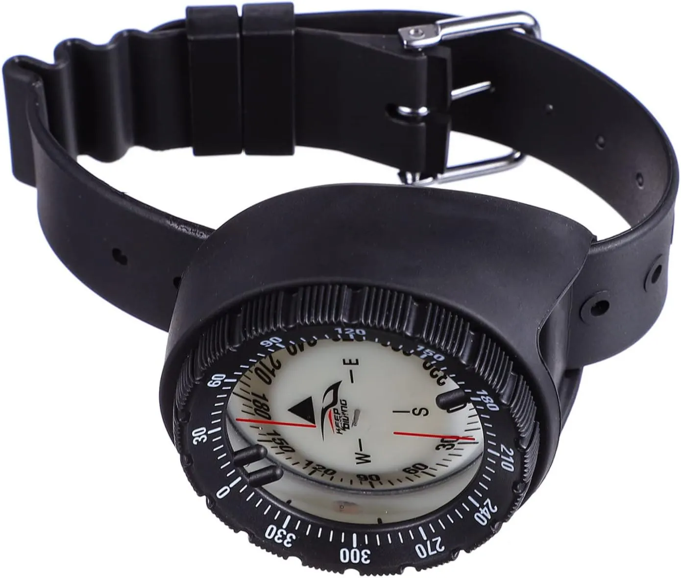 Milisten Outdoor Survival Essential Waterproof Luminous Compass Watch for Hiking Camping