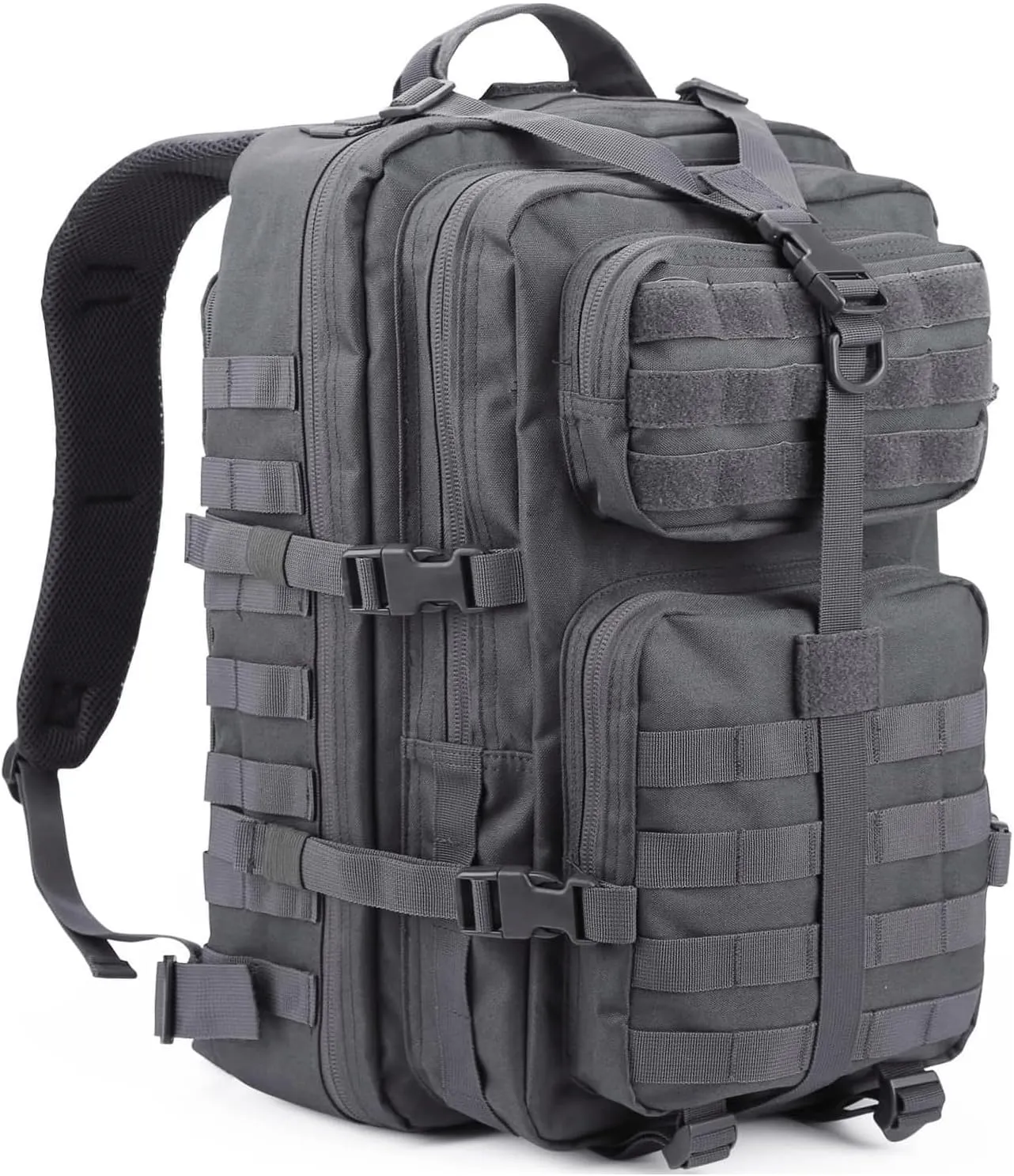 Military Tactical Backpack Large Army 3 Day Assault Pack Molle Bag Backpacks (ACU Camo) (Gray)