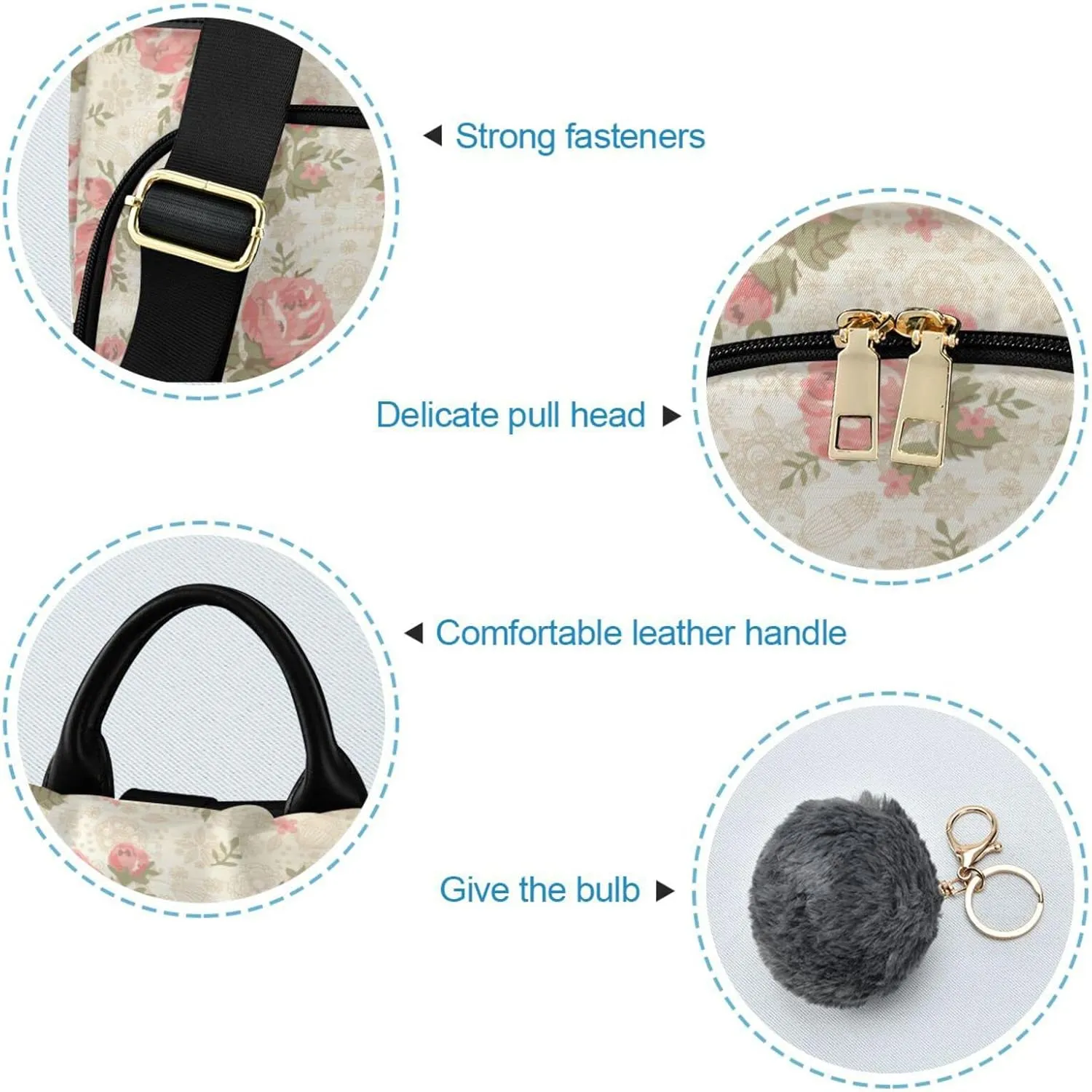 MNSRUU Women Backpack Purse Pink Roses Vintage Backpack for Women Anti-theft Shoulder Bag Carry On Backpack Lightweight Rucksack Fashion Travel Ladies Bags