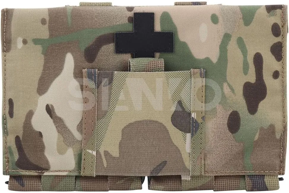 MOLLE Quick Release Tactical IFAK Pouch, First Aid Kit Medical Emergency EMT Bag,Outdoor Sport Military Game Hunting Airsoft Gear
