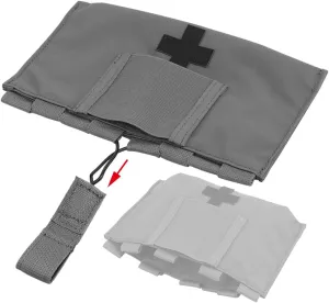 MOLLE Quick Release Tactical IFAK Pouch, First Aid Kit Medical Emergency EMT Bag,Outdoor Sport Military Game Hunting Airsoft Gear
