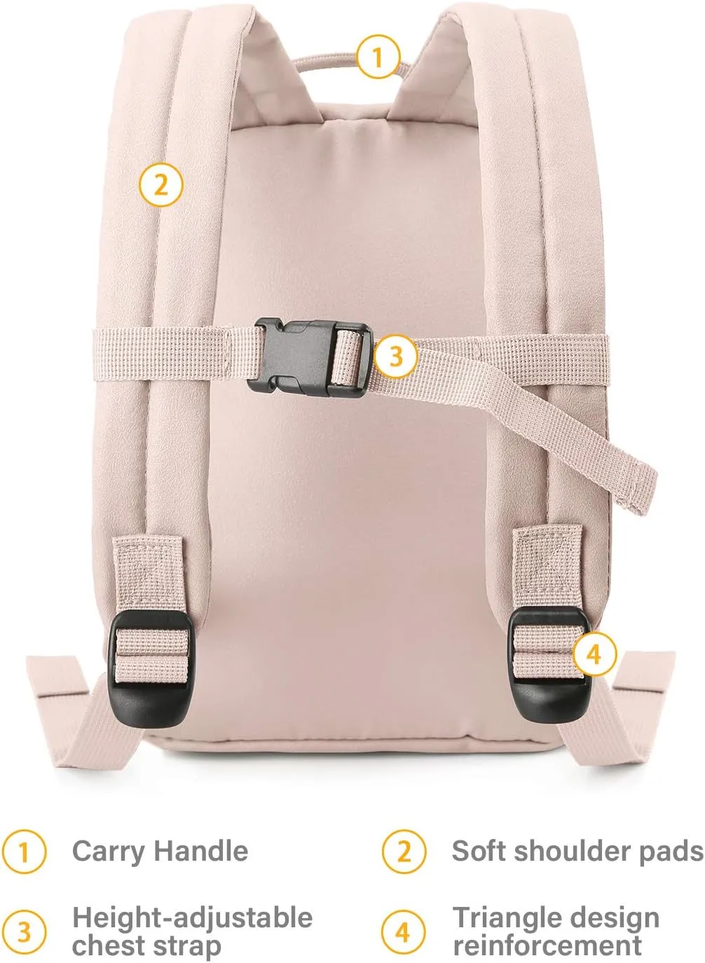 mommore Fashion Toddler Backpack Travel Kids Backpack with Small Toddler Leash Baby Bag