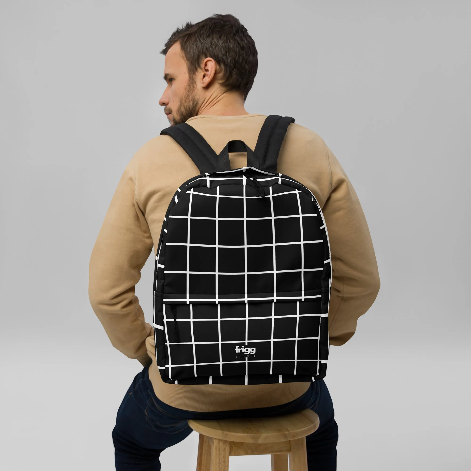 MONOCHROME - WATER-RESISTANT BACKPACK WITH LAPTOP POCKET