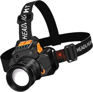 Motion Sensors Head Light for Running Walking Camping Fishing Cycling Head Torch LED Headlamps with 3 Lighting Modes