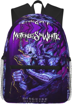 Motionless Rock In White Casual Backpack Large Lightweight Travel Bag Classic Laptop Daypack for Men Women Backpack