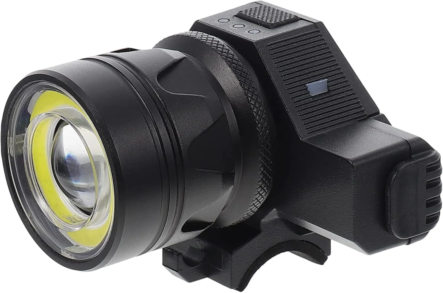 Mountain Bike Light Portable Front Headlamp Cob Led Durable Abs Quick Installation for Riding