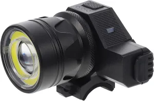 Mountain Bike Light Portable Front Headlamp Cob Led Durable Abs Quick Installation for Riding