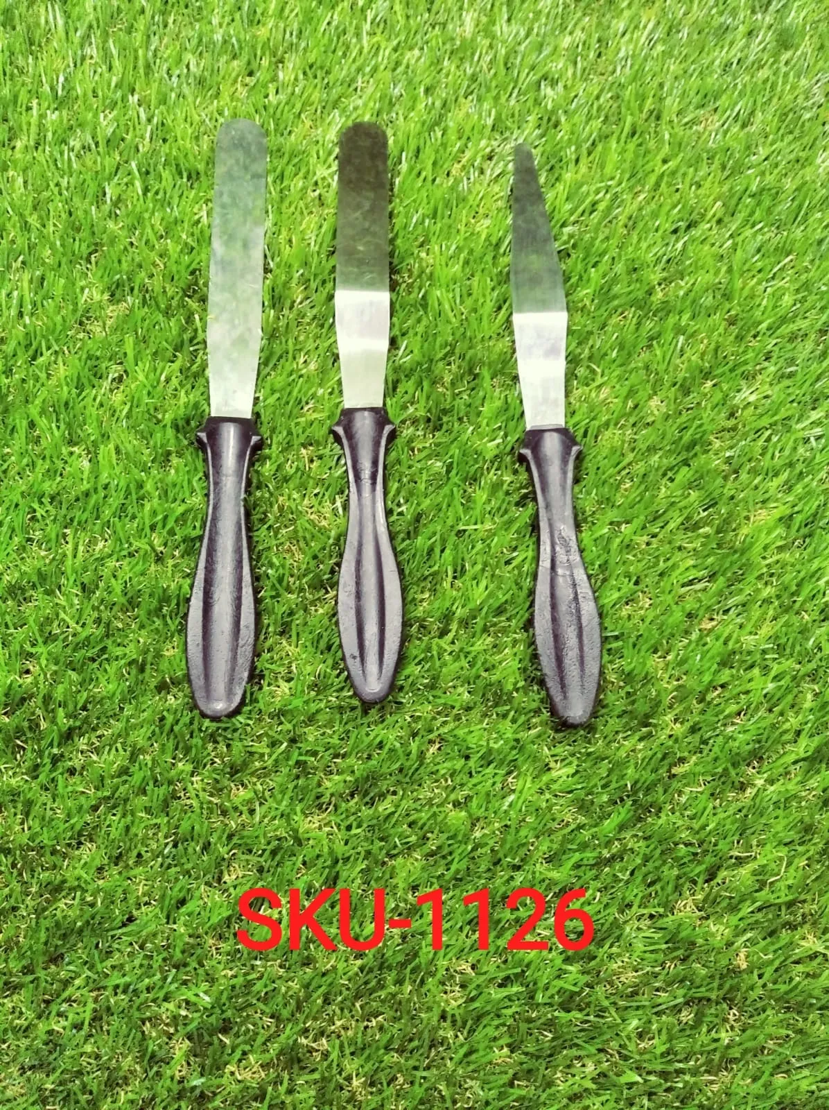 Multi-function Cake Icing Spatula Knife - Set of 3 Pieces