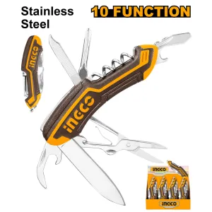 Multi-Function Knife 10 Function Can Opener, Scissors, Bottle Opener, Knife, etc HMFK8108