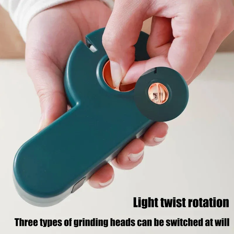 Multi-Function Rotating Manual Knife Sharpener
